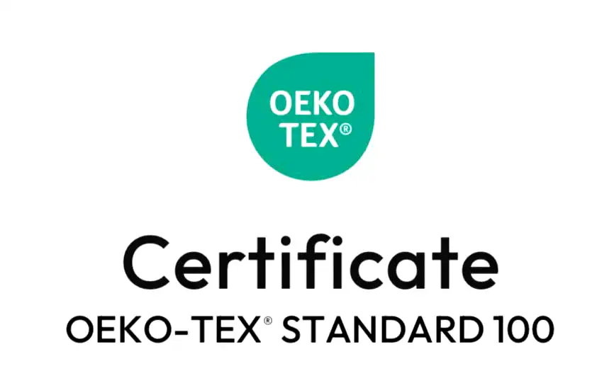Сертификат OEKO-TEX® Standard 100 за безвредно спално бельо от 100% памук ДИМ