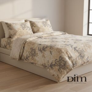 Спален комплект от 5 части с ластик -Ботаника