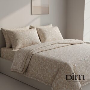 Спален комплект от 5 части с ластик -Меден дъх