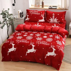 Плюшен спален комплект -Merry Christmas